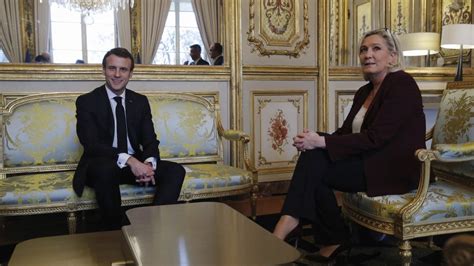 Présidentielle 2022 Marine Le Pen Et Emmanuel Macron Toujours En Tête Au Premier Tour Selon