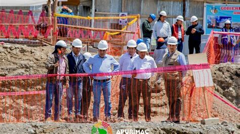 Gobernador regional Percy Godoy supervisa el avance de la construcción