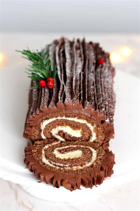 Vegan Yule Log BakedbyClo Vegan Dessert Blog