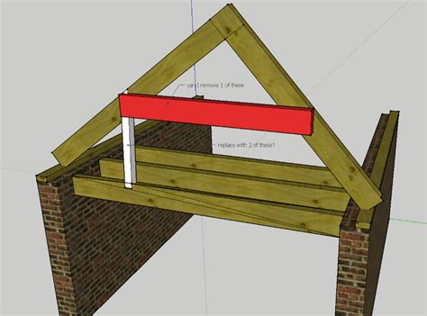 structural - can I remove 1 collar tie - Home Improvement Stack Exchange