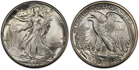 Images Of Walking Liberty Half Dollar 1939 S 50C PCGS CoinFacts