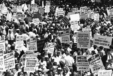 The 1963 March On Washington Then And Now