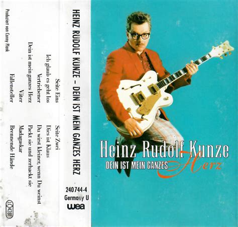 Album Dein Ist Mein Ganzes Herz De Heinz Rudolf Kunze Sur Cdandlp