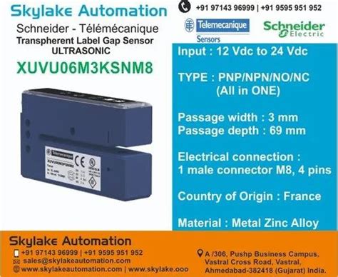 Label Gap Sensors Di Soric Optical Label Sensor OGUTI 005 50 FG3K