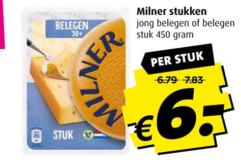 Milner Kaas Folder Aanbieding Bij Boni Details