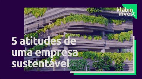 Sinais Que Mostram Que Uma Empresa Sustent Vel Klabin Invest