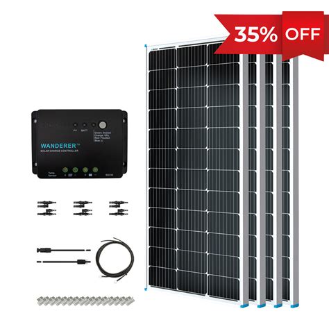 Renogy 400W 12V General Off-Grid Solar Kit