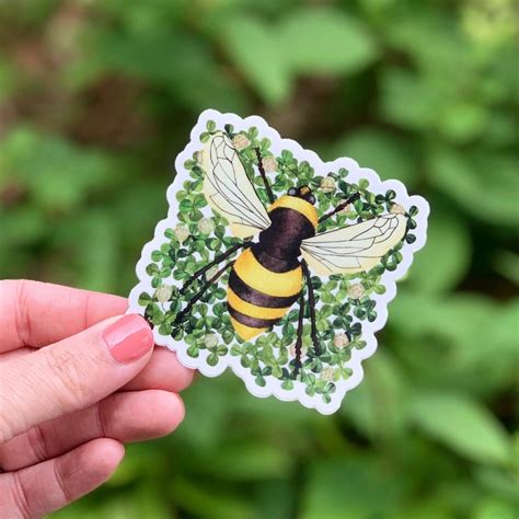 Honey Bee Vinyl Sticker Pack Vinyl Decal Cute Laptop Etsy