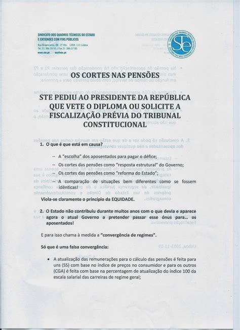 O Sindicalista CONTRA OS CORTES NAS PENSÕES