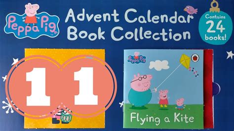 Reading Peppa Pig Advent Calendar 2022 Book Collection 11 Flying A