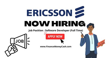 Ericsson Is Hiring For Software Developer Finance Money Cash