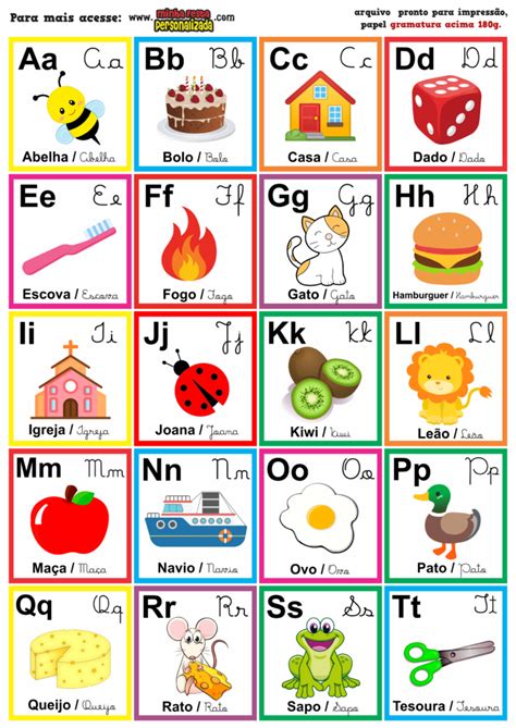 Jogo Da Mem Ria Alfabeto Infantil Para Imprimir