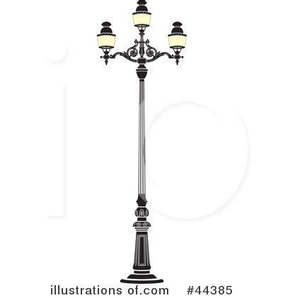 Street Lamp Clipart #44393 - Illustration by Frisko