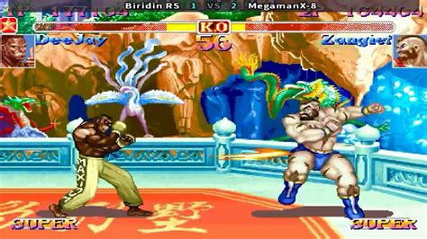 Biridin RS Vs MegamanX 8 Super Street Fighter II X Grand Master