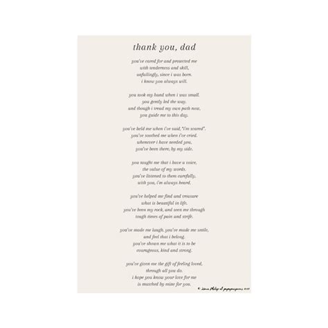 Dad Tribute Poem - Etsy