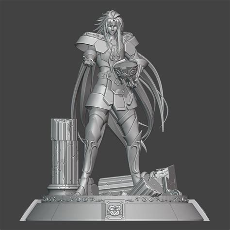 Defteros De Geminis Saint Seiya 3D Model 3D Printable CGTrader