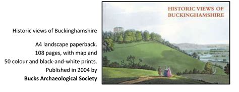 Historic Views Of Buckinghamshire Bucks Archaeological Society