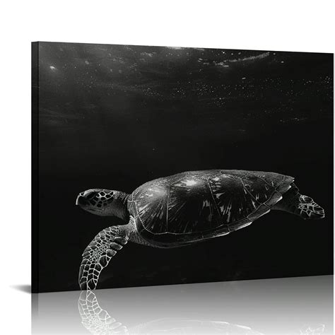 Pikweek Sea Turtle Canvas Wall Art For Living Room Poster Printing