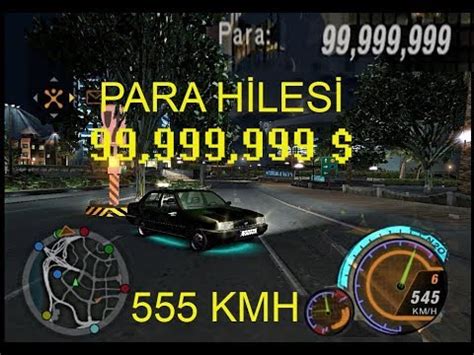 NFS Underground 2 Para Araba ve Hız hilesi YouTube