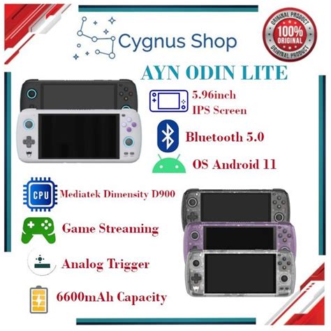 Jual AYN Odin Lite Handheld Video Game Console Portable Android System