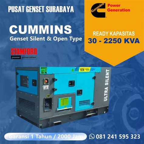 Jual Genset Cummins Kva Silent Di Lapak Surabaya Genset Bukalapak