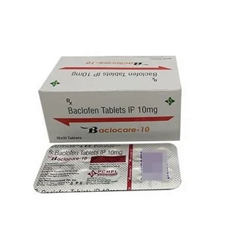 Baclofen Mg Tablets At Rs Stripe Baclofen Tab In Chandigarh