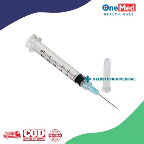 Jual Spoit Ml Cc Onemed Spuit Disposable Syringe Satuan Pcs Shopee