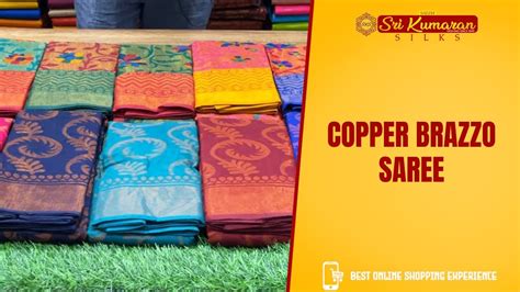 Ep No 976 Copper Brazzo Saree Sri Kumaran Silks Salem YouTube