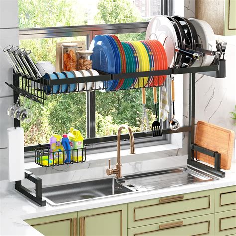 Adbiu Over The Sink 24 32 5 L Dish Drying Rack