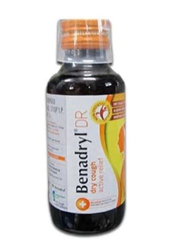 Liquid Benadryl Dry Cough Syrup 100 Ml At Best Price In Kushinagar