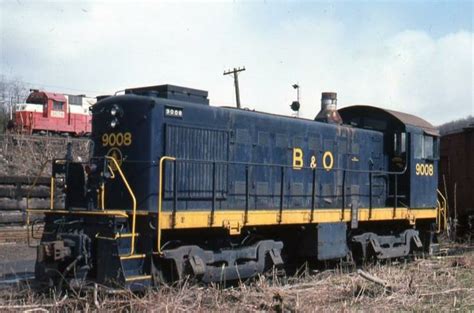 B O Alco S 4 No 9008 Baltimore And Ohio Railroad Abandoned Train