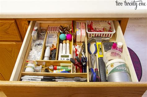 Junk Drawer Organization