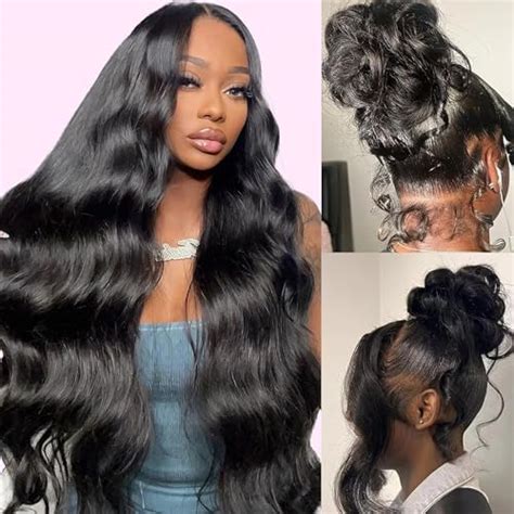 Aamzic Body Wave 360 Lace Front Wigs Human Hair 12a 360