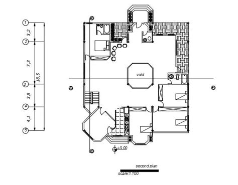 Cadbull Autocad Architecture Lowcosthousedesign Houseplan