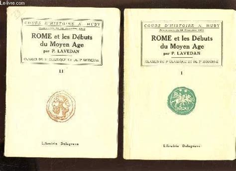 Rome Et Les Debuts Du Moyen Age En Volumes Classes De E