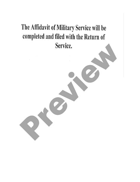 Massachusetts Affidavit As To Military Service US Legal Forms