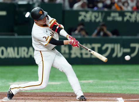 【巨人】初回から打者9人の猛攻で4得点 坂本が左前に先制適時打 プロ野球 日刊スポーツ