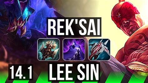 Rek Sai Vs Lee Sin Jng Legendary Kr Challenger