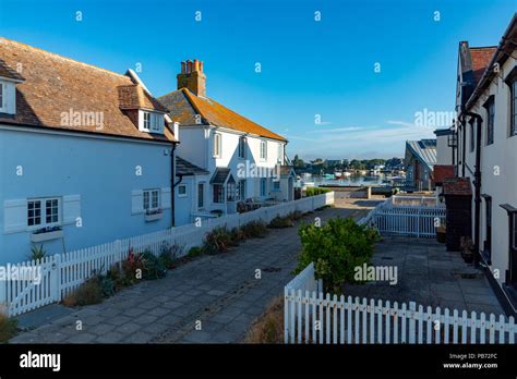 Mudeford Christchurch Dorset England July 23 2018 Old Cottages At