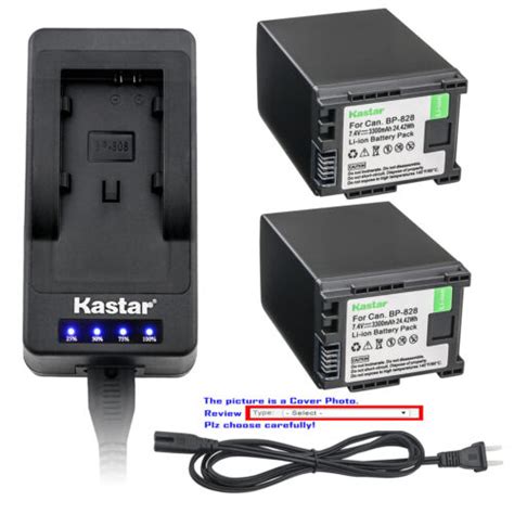 Kastar Battery Super Fast Charger For Canon Bp Bp Vixia Hfg