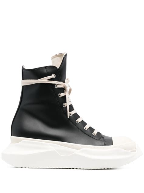 Rick Owens Drkshdw Abstract Chunky High Top Sneakers Farfetch