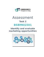 Assessment Task 2 BSBMKG501 Docx Assessment Task 2 BSBMKG501