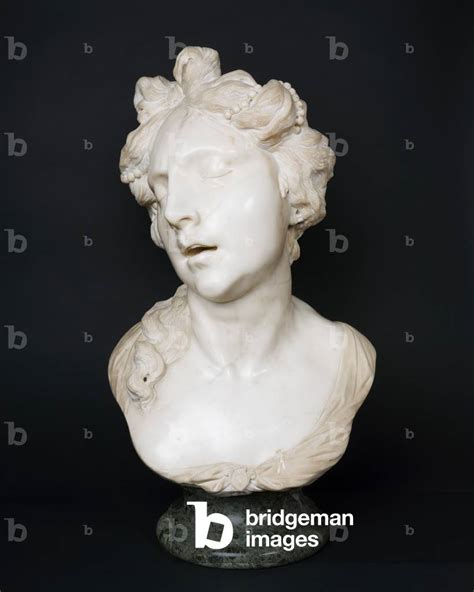 Image Of Bust Of Cleopatra C 1680 90 Creamy White Marble Carved In