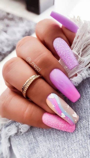 57 Pretty Nail Ideas The Nail Art Everyones Loving Purple Ombre Nails