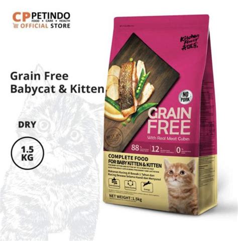 Kitchen Flavor Grain Free Baby Cat Kitten Food 1 5kg Lazada Indonesia