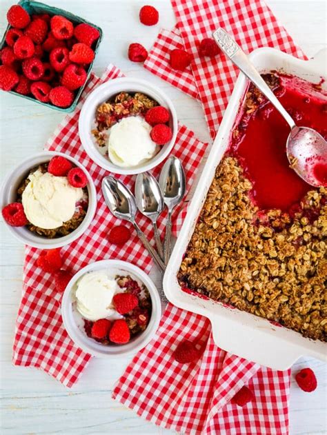 Easy Raspberry Crumble Recipe Delightful E Made