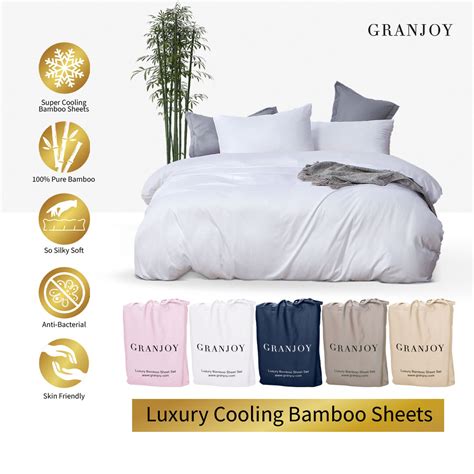 Bamboo Sheets • Fitted Bed Sheets • Cooling Bed Sheets