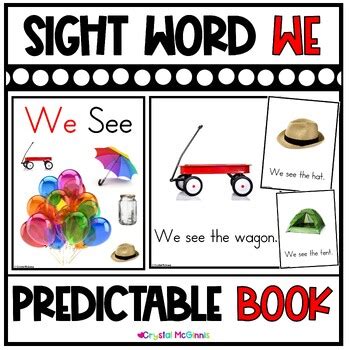 Crystal Mcginnis Sight Word We Teaching Resources TPT