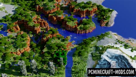 Minecraft Biomes Map