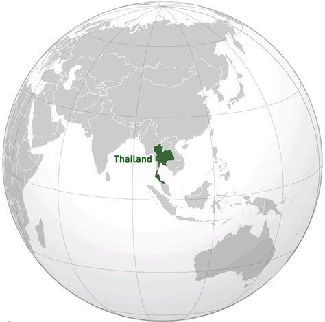 Thailand Major Cities Map